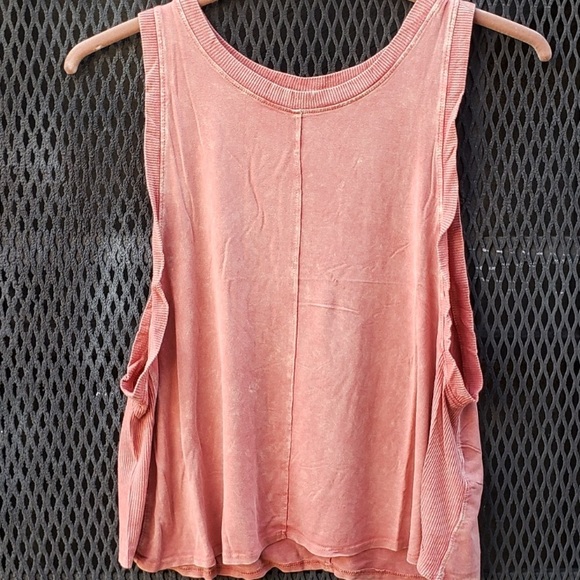 ONLY 2 LEFT Free People Super Soft Washed Out Tank - Picture 2 of 5